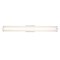 Westinghouse Fixture Wall LED Dimmable 30W Clear Temp Slct Brshd Nkl Crvd White Frosted Shade 6112200 - alternate 1